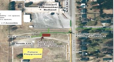 Cowart safe room site plan